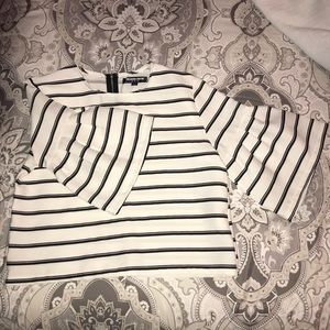 Striped Bell Sleeved Top